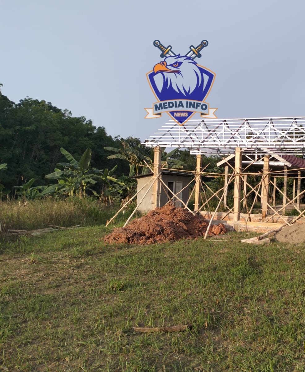 Di duga poto bangunan 