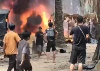 Kebakaran Hebat Terjadi Lagi Kapolsek Keluang Harus Ambil Tindakan Tegas Jangan Hanya Jadi Penonton