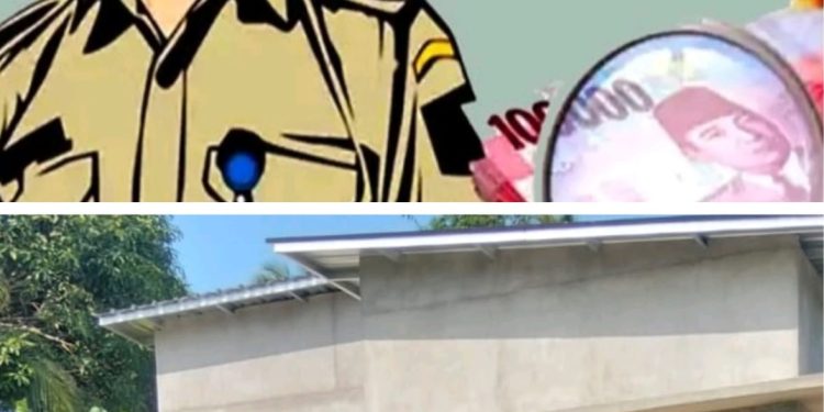 Rumah Mewah Kades Tanjung Harapan di Duga Korupsi DD